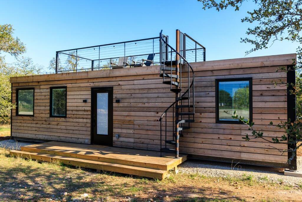 New! The Texas Longhorn-Luxury Container Home Fredericksburg Ngoại thất bức ảnh